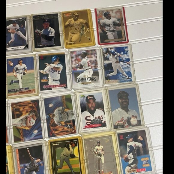 Lot of 30 baseball cards Thomas, Clemens, Fryman, Piazza, McGriff, Palmeiro, - Picture 3 of 12